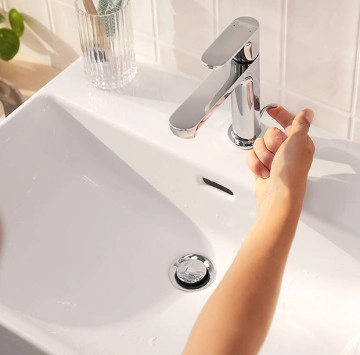 Смесител за мивка Rebris S ComfortZone 110 хром HANSGROHE